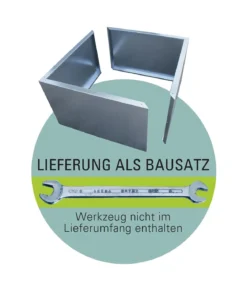 Palatino Metall-Pflanzgefäß Lotte