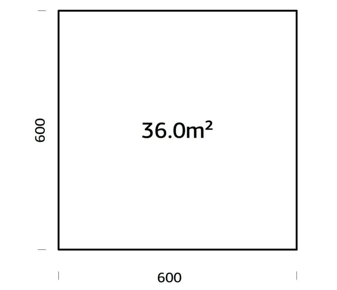 Palmako Fundamentrahmen 6x6 m, inkl. LogFoot