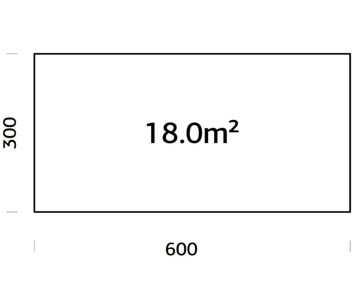 Palmako Fundamentrahmen 6x3 m, inkl. LogFoot-Träger
