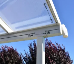Palram Terassenüberdachung Sierra, ca. B224,5/H300/T228 cm