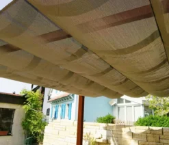 Paragon Outdoor-Pergola Florida 1111, inkl. Sonnensegel dunkelbraun, ca. B350,4/H235/T350 cm