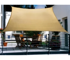 Peddy Shield Sonnensegel, rechteckig, ca. B270/T140 cm