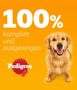 Pedigree® Nassfutter für Hunde Adult mit 3 Sorten Geflügel in Pastete, 12x800 g