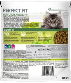 Perfect Fit® Trockenfutter für Katzen, Adult 1+, Huhn & Truthahn, 650 g