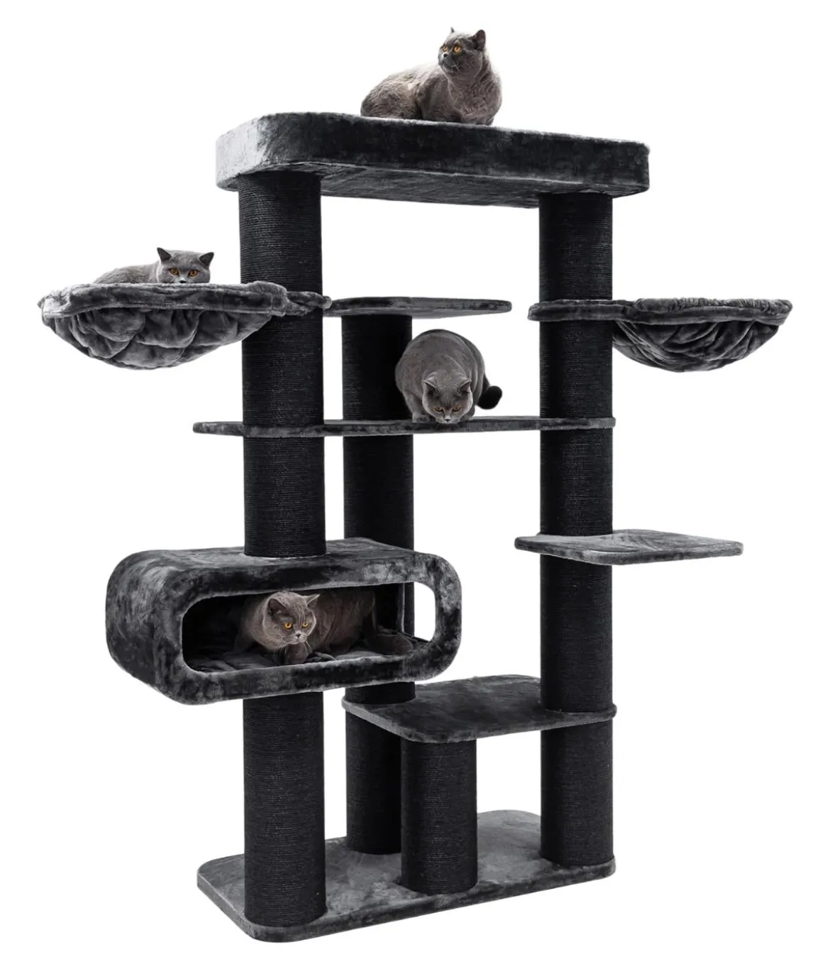 Petrebels Kratzbaum Norwegian 198, pepper, ca. B108/H198/T55 cm