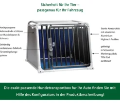 4pets® Hundetransportbox ECO BLACK 4