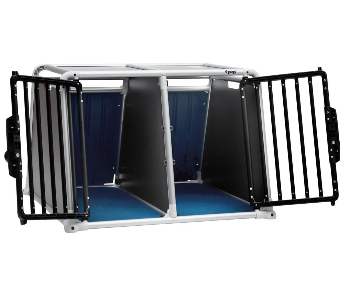 4pets® Hundetransportbox ECO BLACK 22