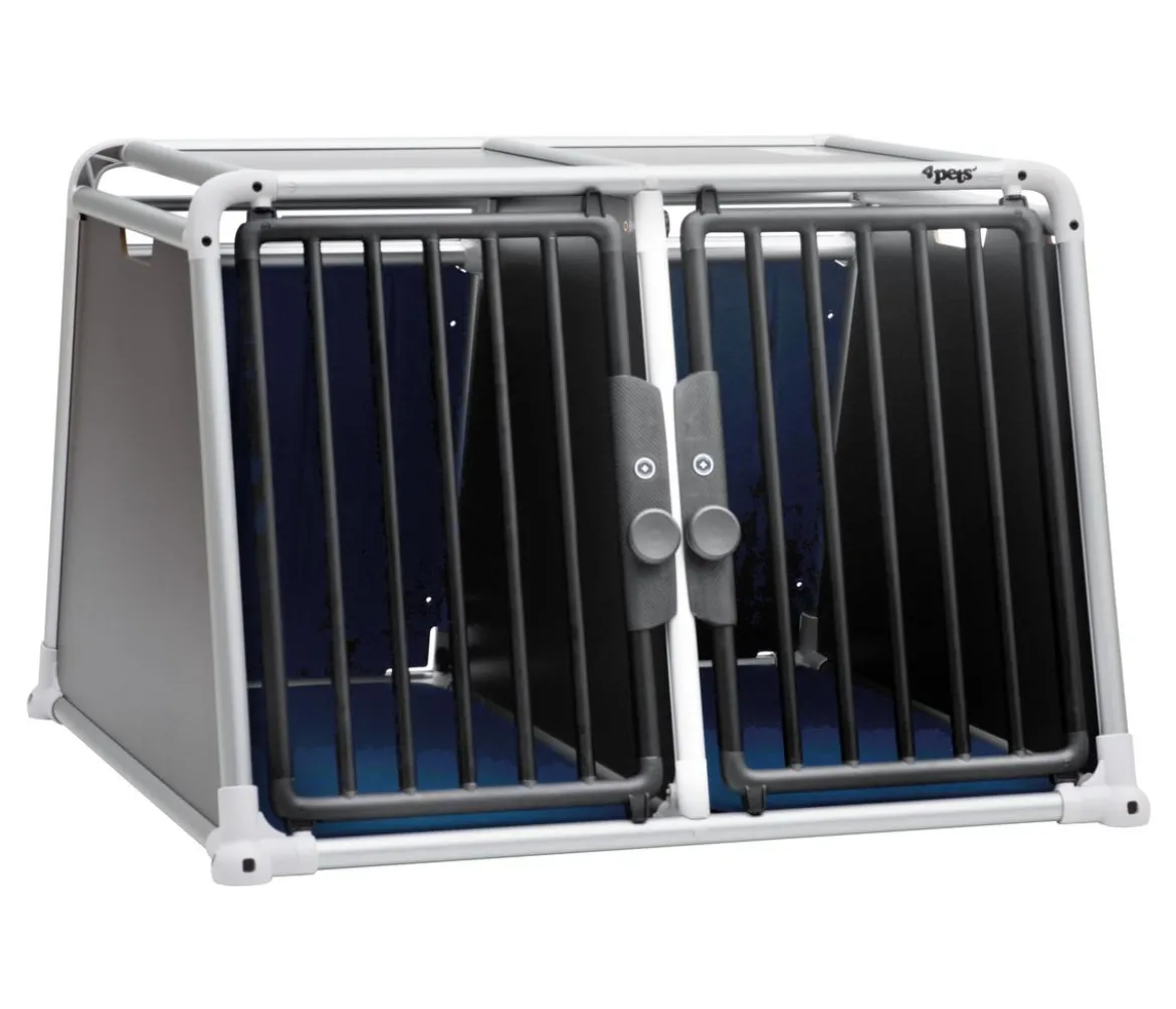 4pets® Hundetransportbox ECO BLACK 22