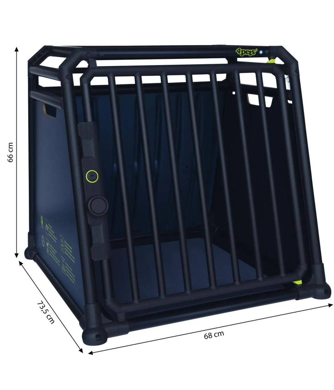 4pets® Hundetransportbox PRO NOIR Line 3