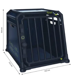 4pets® Hundetransportbox PRO NOIR Line 1