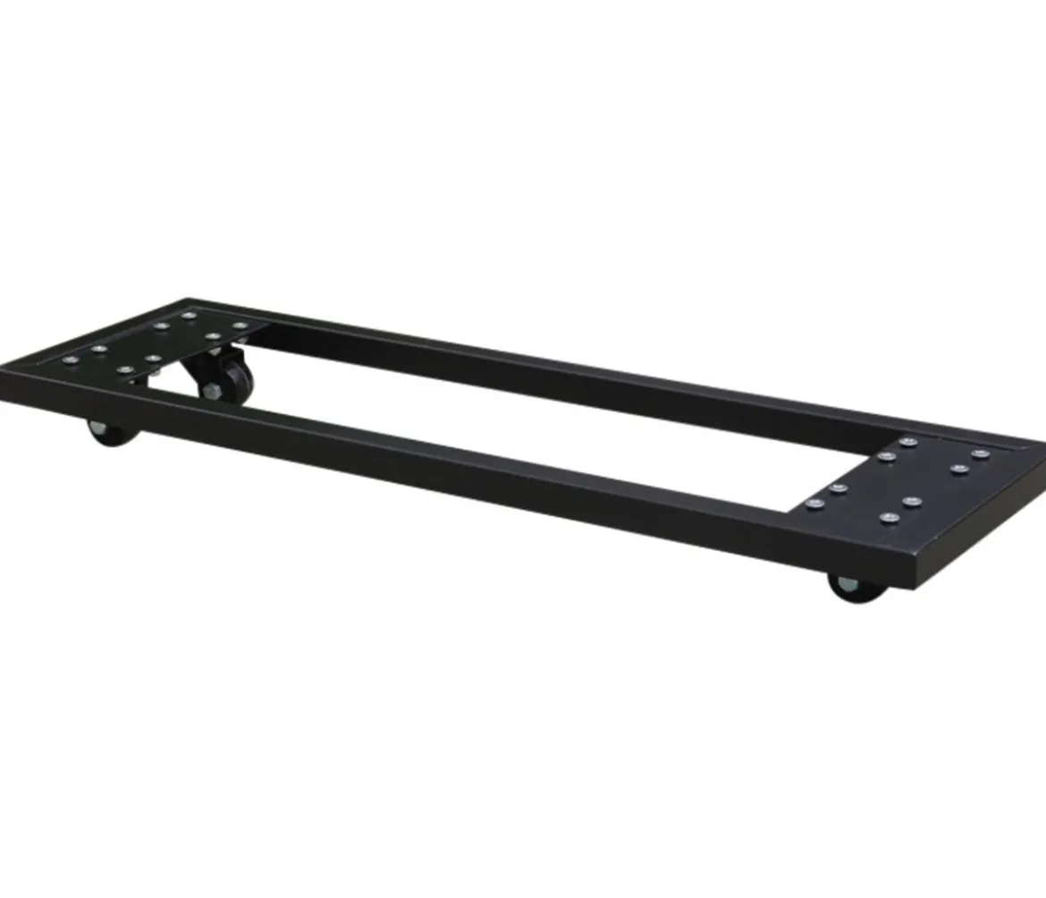 Pflanzroller für Pflanztröge, schwarz, ca. B92/H7/T32 cm
