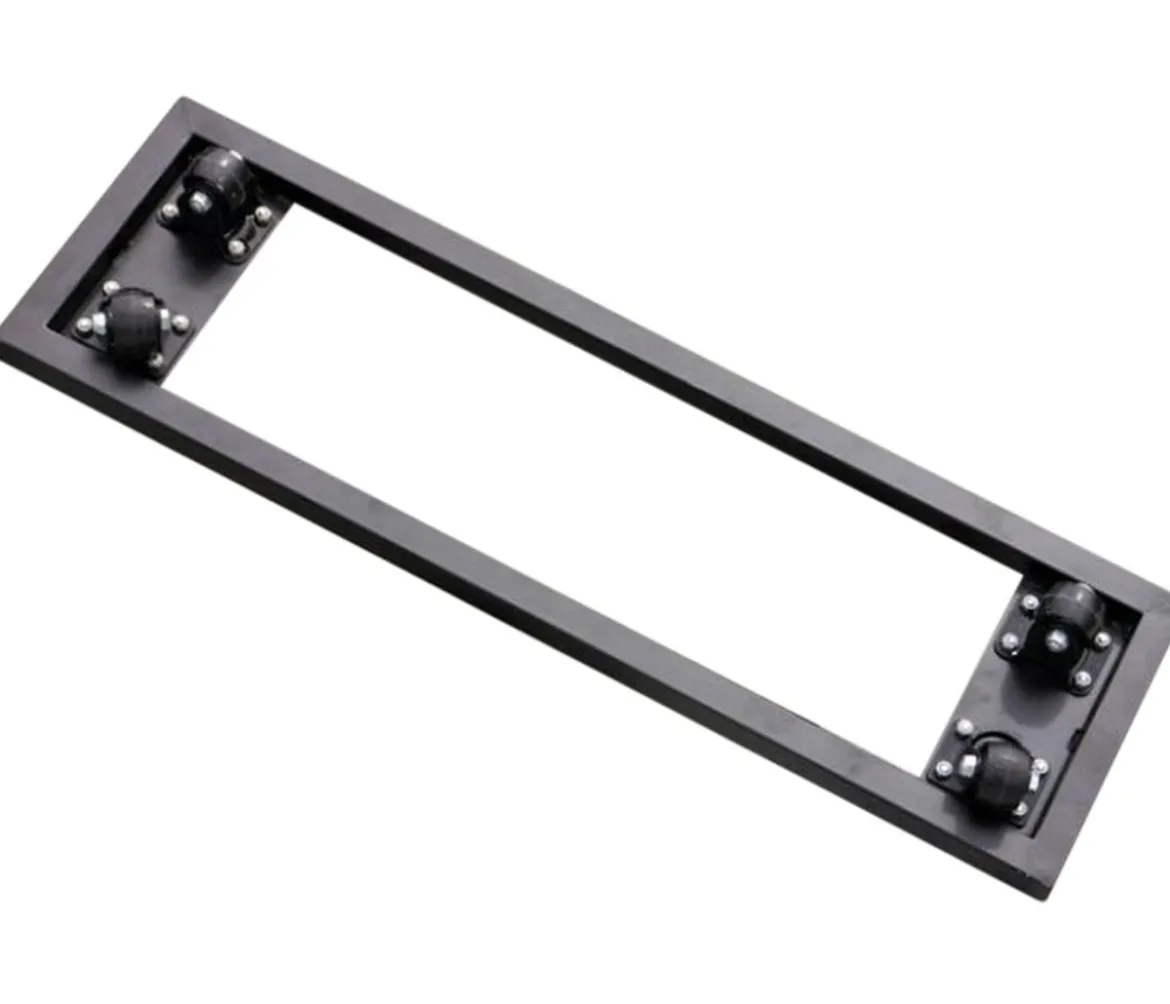 Pflanzroller für Pflanztröge, schwarz, ca. B92/H7/T32 cm