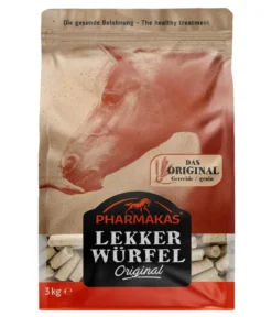 Pharmakas Pferdeleckerli Lekker Würfel Original, 3 kg