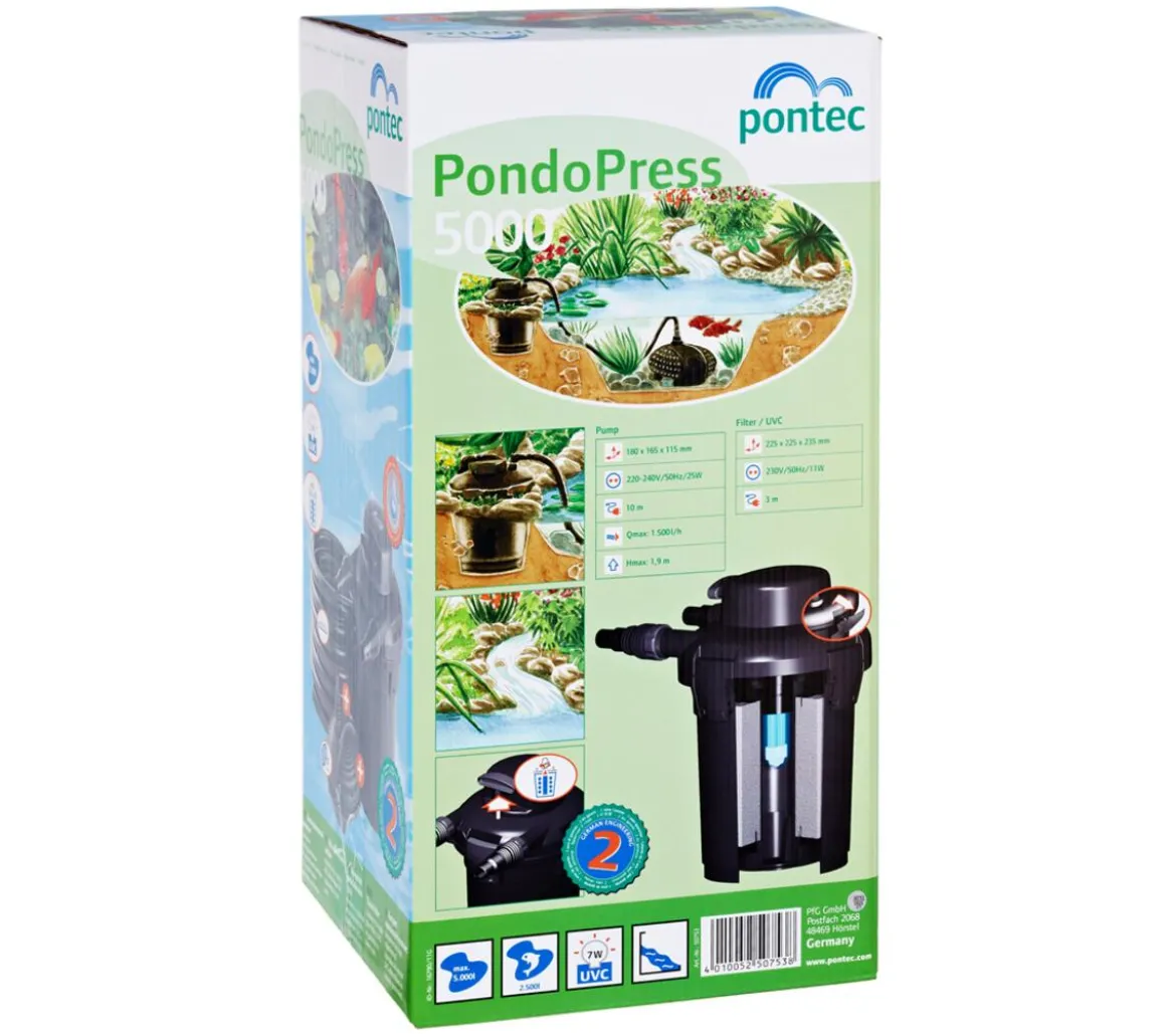 Pontec Druckfilter Set PondoPress 5000