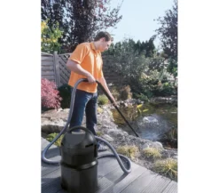 pontec PondoMatic Sauger für Pool und Gartenteich, 1400 W