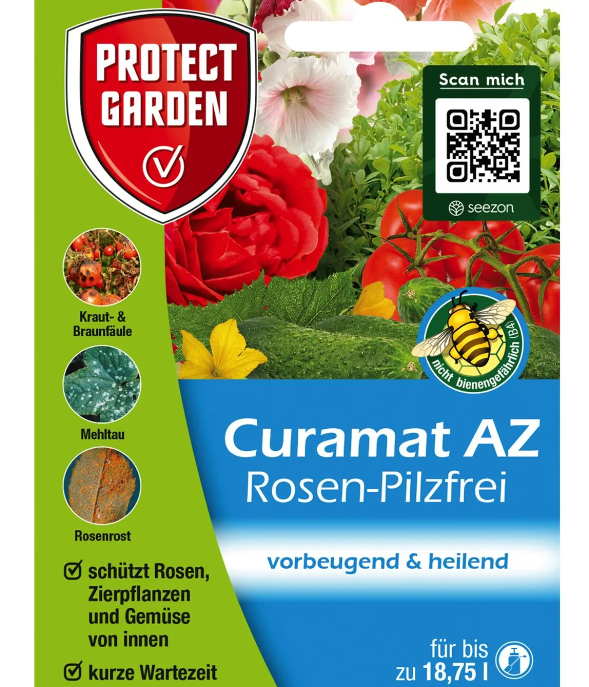 PROTECT GARDEN Curamat AZ Rosen-Pilzfrei, flüssig, 15 ml