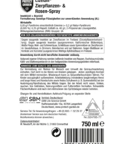 PROTECT GARDEN Lizetan® Zierpflanzen-& Rosen-Spray, 750 ml