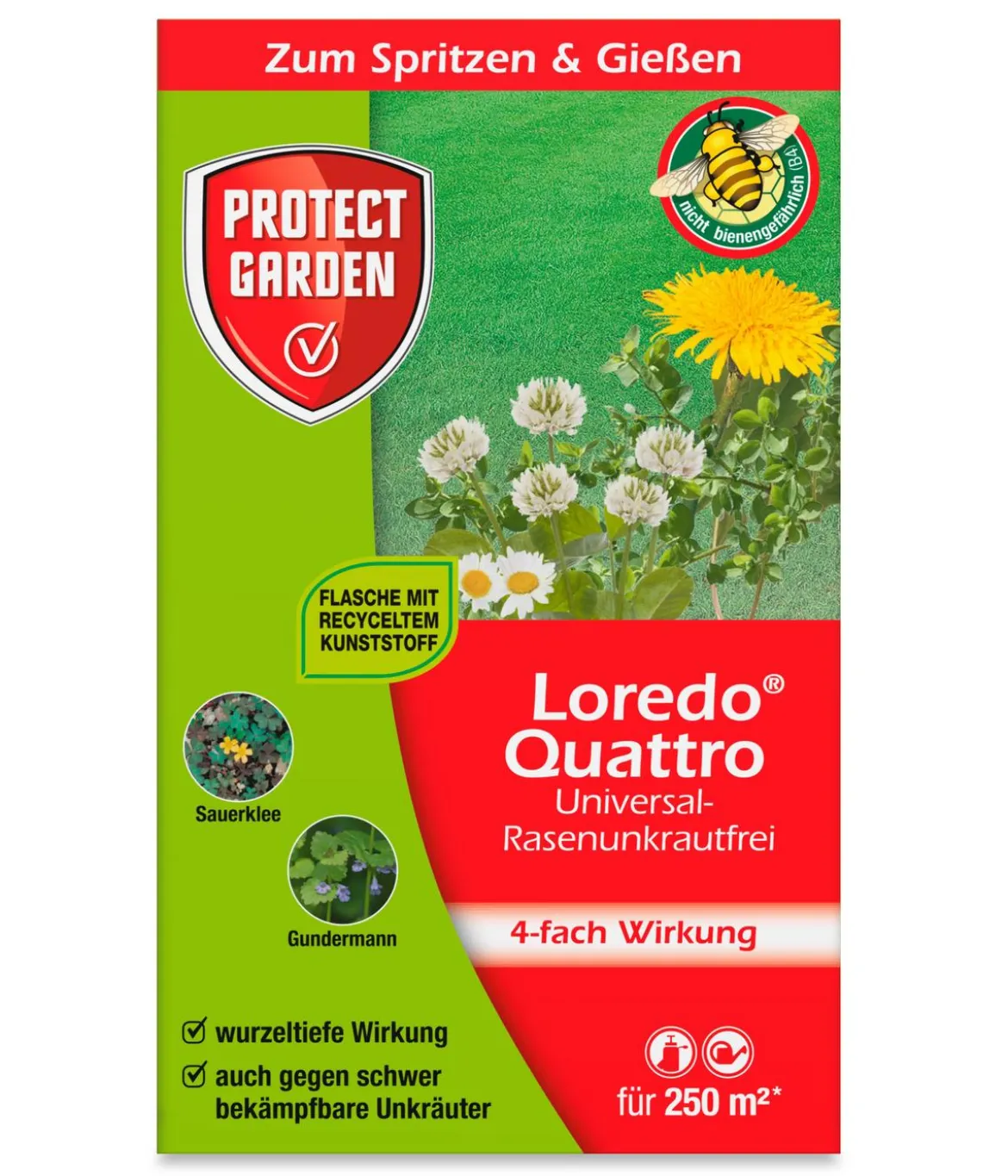 PROTECT GARDEN Loredo® Quattro Universal-Rasenunkrautfrei