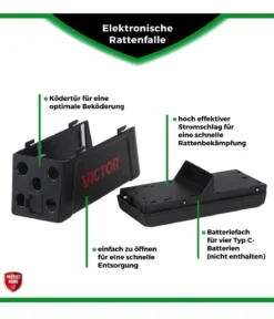 PROTECT HOME Elektronische Rattenfalle, 1 Stk.