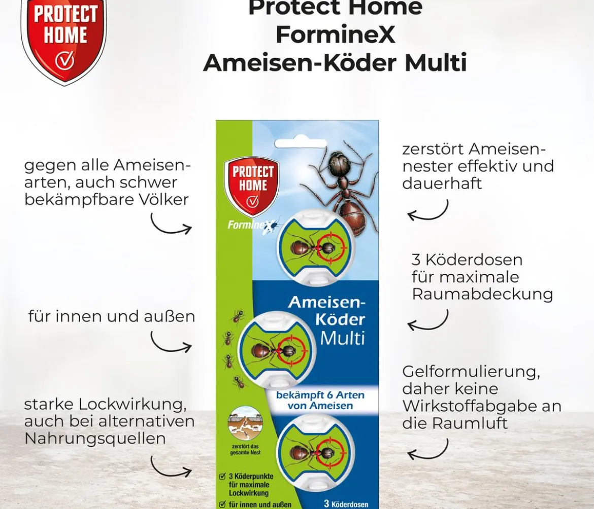 PROTECT HOME FormineX Ameisen-Köder Multi, 3 Stk.