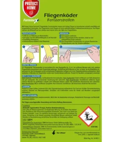 PROTECT HOME Forminex Fliegenköder Fensterstreifen, 12er-Set