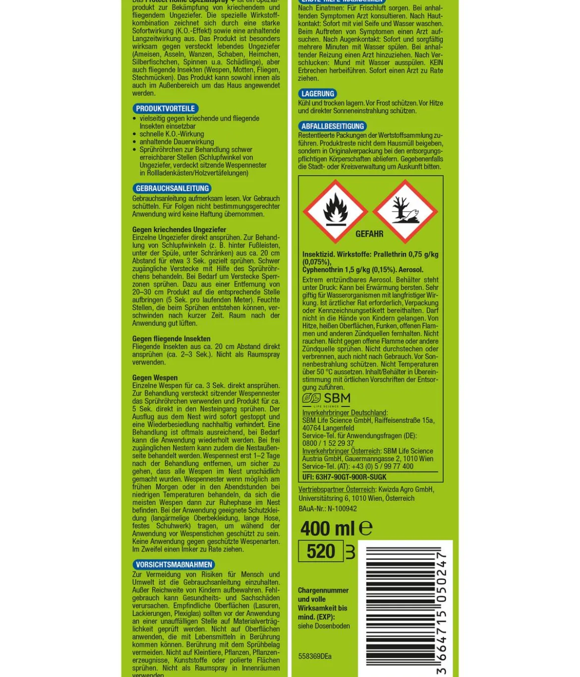 PROTECT HOME Forminex Spezial Spray, 400 ml