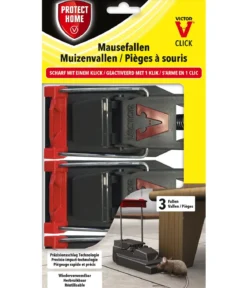 PROTECT HOME Mausefallen Click, 3 Stk.