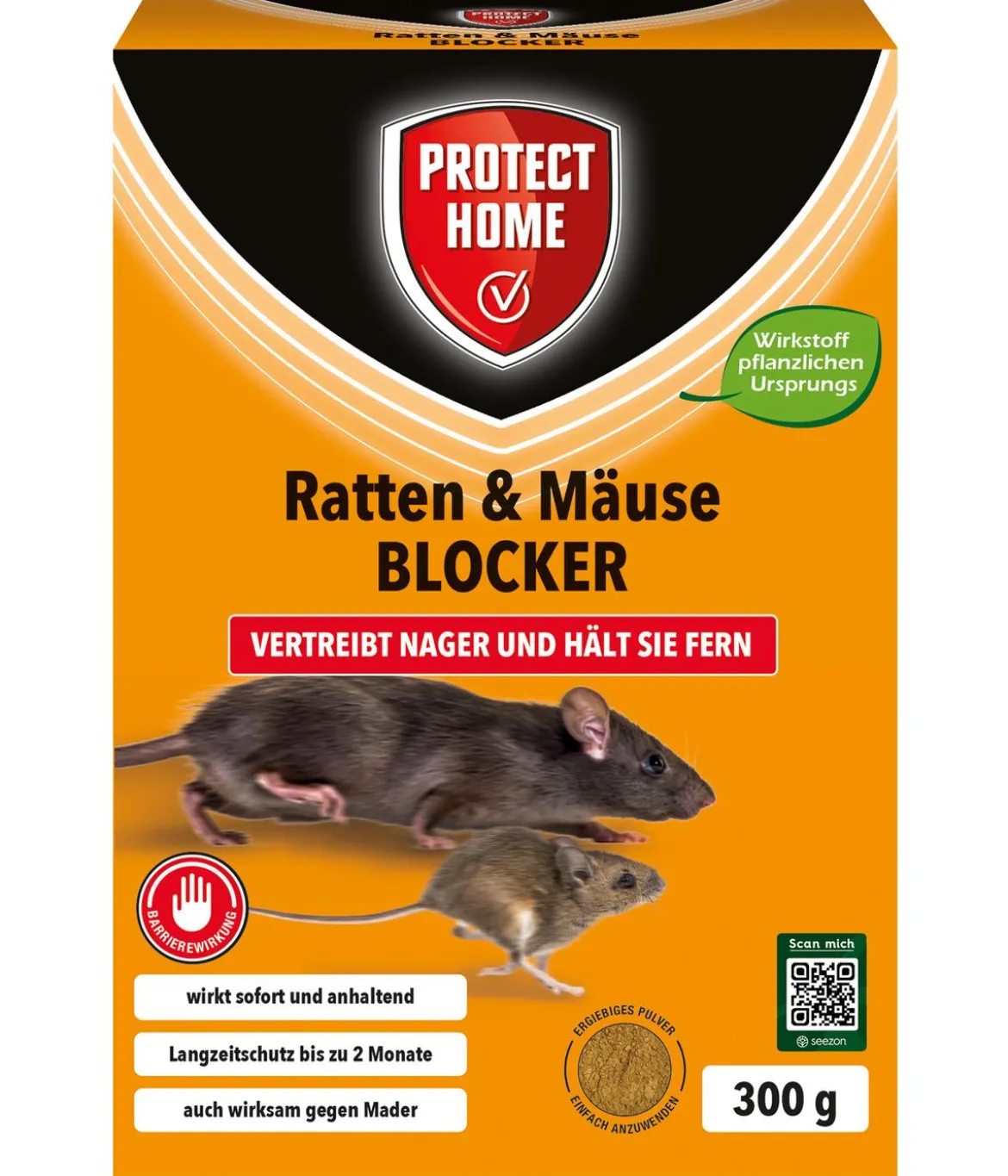 PROTECT HOME Ratten und Mäuse Blocker, 300 g