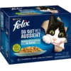 PURINA felix® Nassfutter für Katzen So gut wie es aussieht Geschmacksvielfalt aus dem Wasser