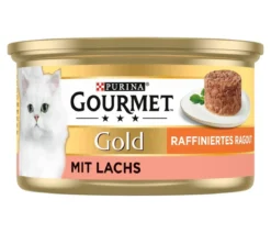 PURINA GOURMET™ Gold Nassfutter für Katzen Raffiniertes Ragout Adult, 12 x 85 g
