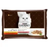 PURINA GOURMET™ Nassfutter für Katzen A la Carte Rezepte des Küchenchefs, 4 x 85 g