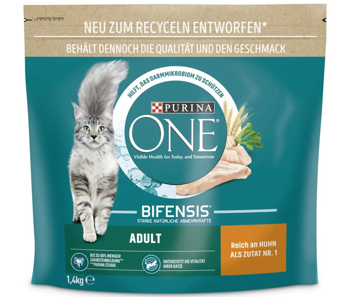 PURINA ONE® Trockenfutter für Katzen Adult