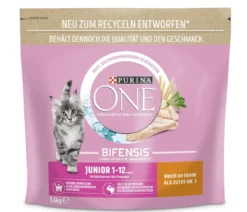 PURINA ONE® Trockenfutter für Katzen Junior, Huhn