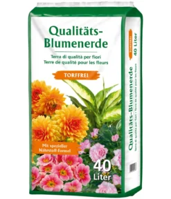 Qualitätsblumenerde, torffrei, 40 l
