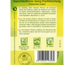Quedlinburger Samen Kapuzinerkresse 'Zwerg-Prachtmischung'