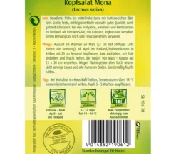 Quedlinburger Samen Kopfsalat 'Mona'