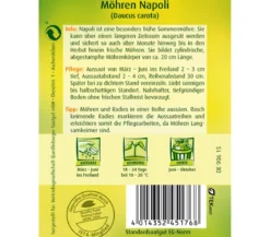Quedlinburger Samen Möhren 'Napoli'