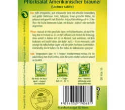 Quedlinburger Samen Pflücksalat 'Amerikanischer Brauner'