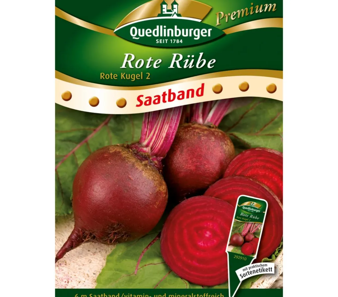 Quedlinburger Samen Rote Rübe 'Rote Kugel 2'