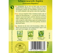 Quedlinburger Samen Schwarzwurzel 'Duplex'