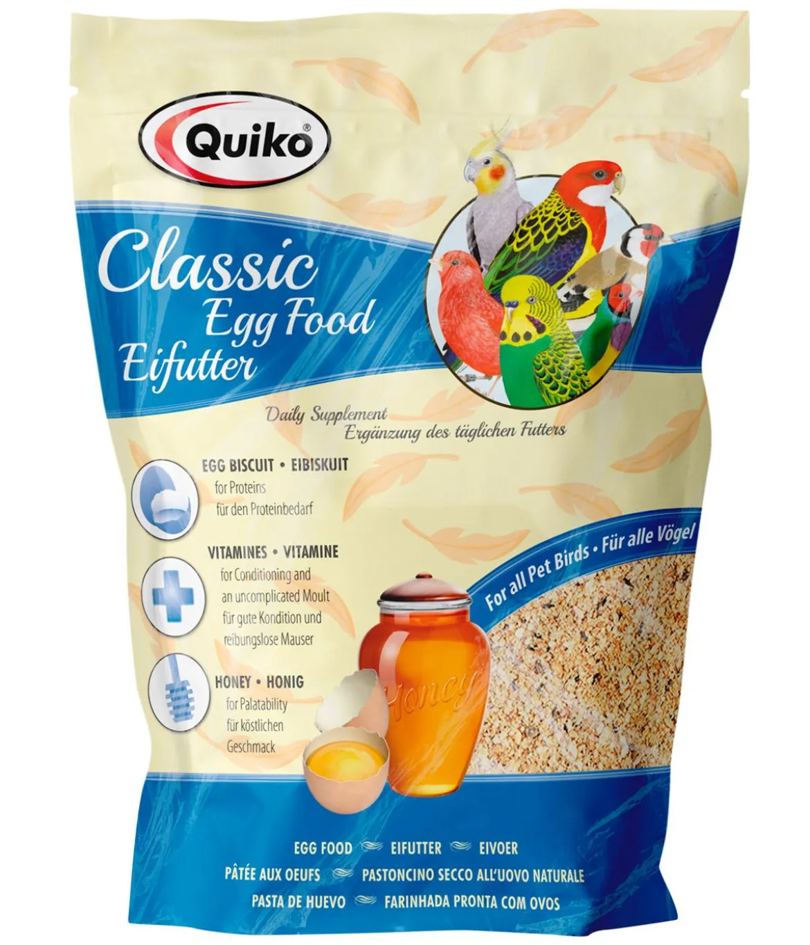 Quiko® Ergänzungsfutter für Ziervögel Classic Eifutter