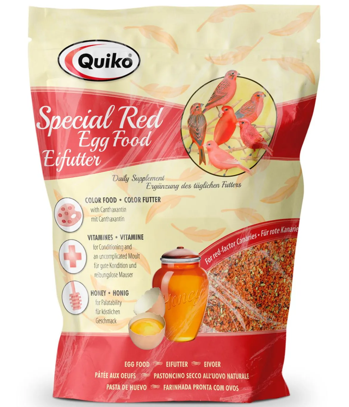 Quiko® Ergänzungsfutter für Ziervögel Special R Eifutter, 500 g