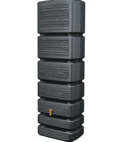 4rain Wandtank Slim Wood Decor, 350 l, ca. B60/H184/T39 cm