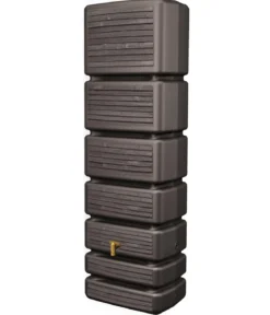 4rain Wandtank Slim Wood Decor, 350 l, ca. B60/H184/T39 cm