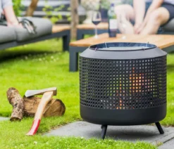 RedFire Feuerkorb Midland inkl. Grillrost, ca. Ø50/H51 cm