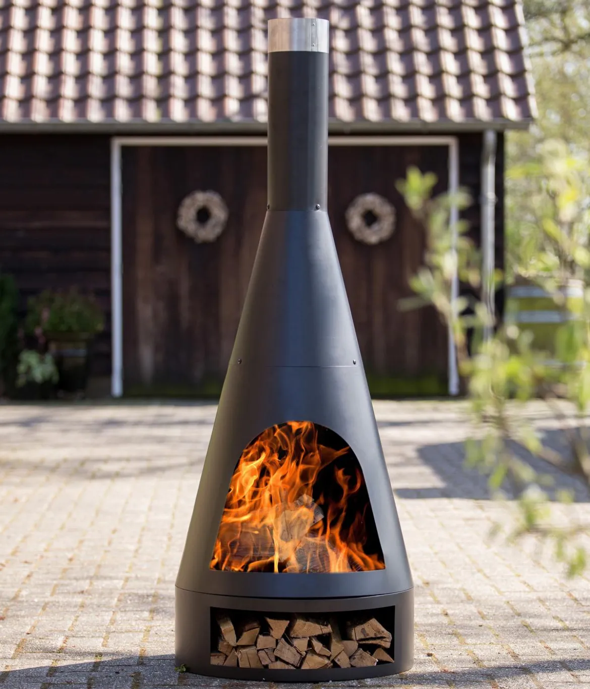 RedFire Feuerstelle Kingston, ca. Ø43/H125 cm