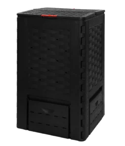 Remaplan Komposter Thermoquick® Rattan Black-Line, ca. 400 l