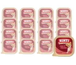 Rinti Gold Mini Nassfutter für Hunde, 16 x 100 g