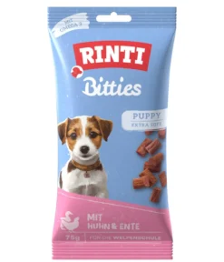 Rinti Hundesnack Bitties Puppy mit Huhn & Rind, 75 g