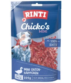 RINTI Hundesnack Chicko's Enten-Häppchen, Mini, 225 g
